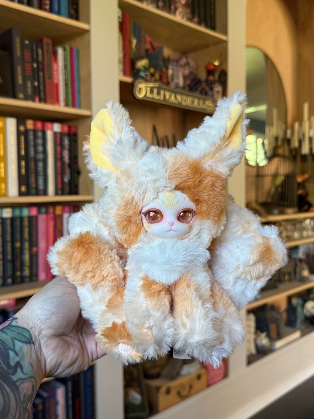 NIB auspicious nine tails blind box orange